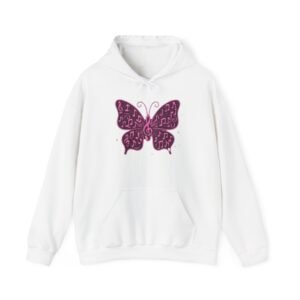 Musical Butterfly Heavy Blend Hoodie