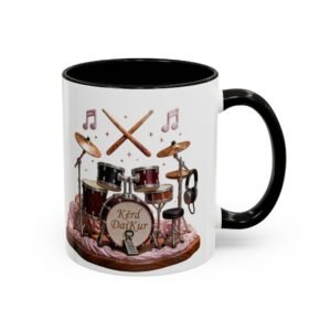 Drum Beats Accent Mug