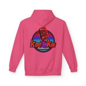Retro Microphone Logo Hoodie — Kērd DaiKur's Studios LLC Vintage Radio Pullover