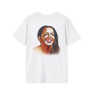 Portrait Tee — Vibrant Smiling Face Graphic T-Shirt