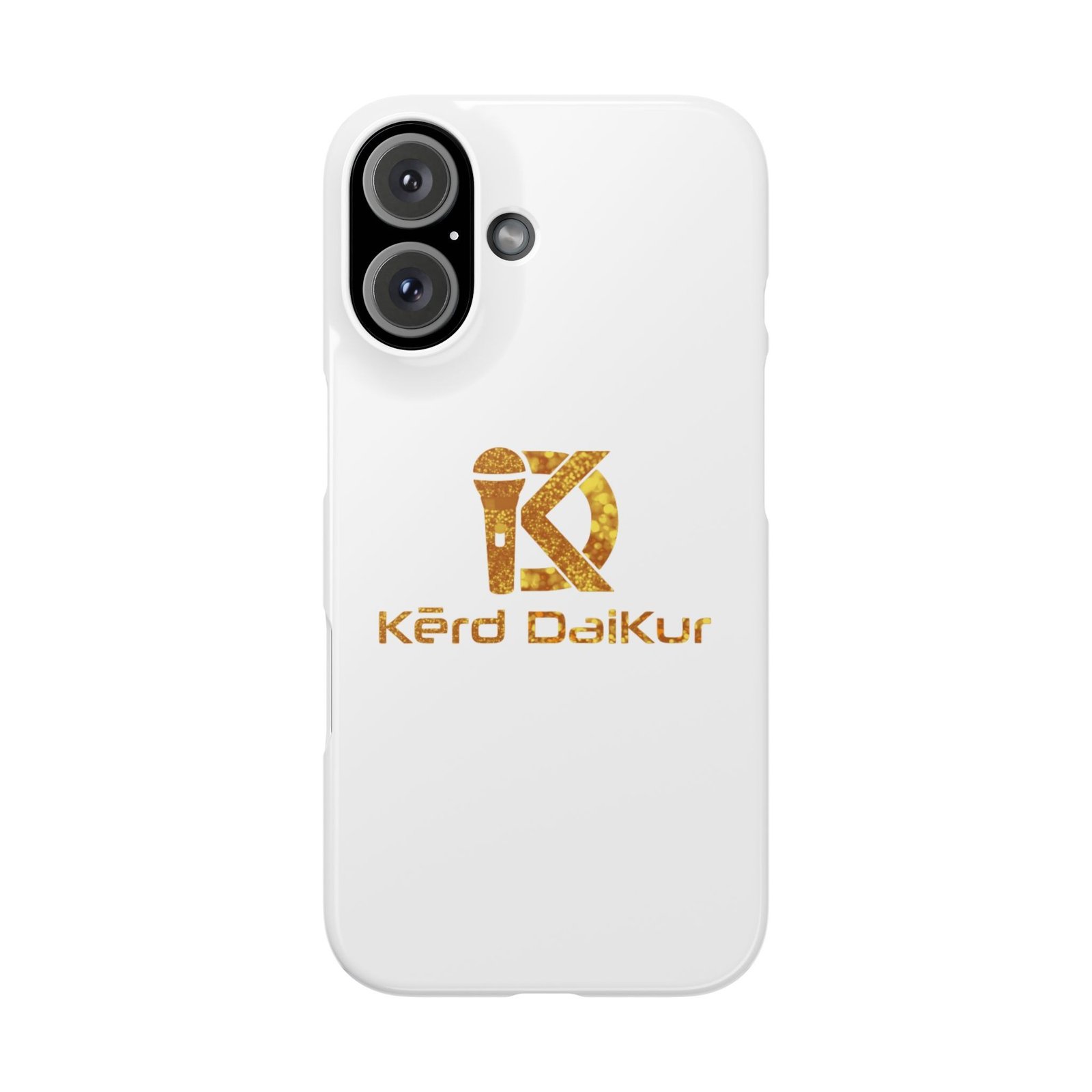 Kērd DaiKur Gold Logo Slim Phone Case – Artist Edition