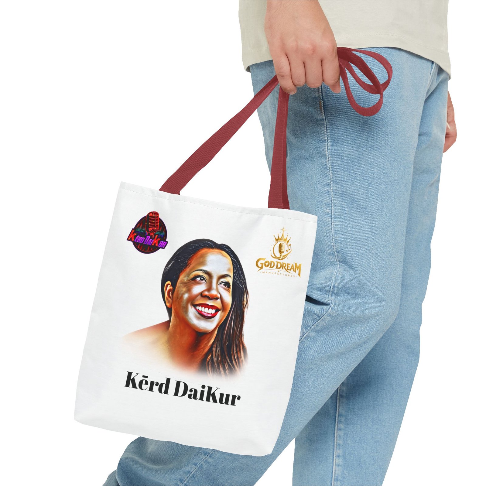 Kērd DaiKur Vibrant Portrait Tote Bag - Image 3