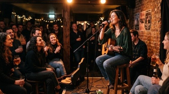 Independent artist connecting with loyal music fans